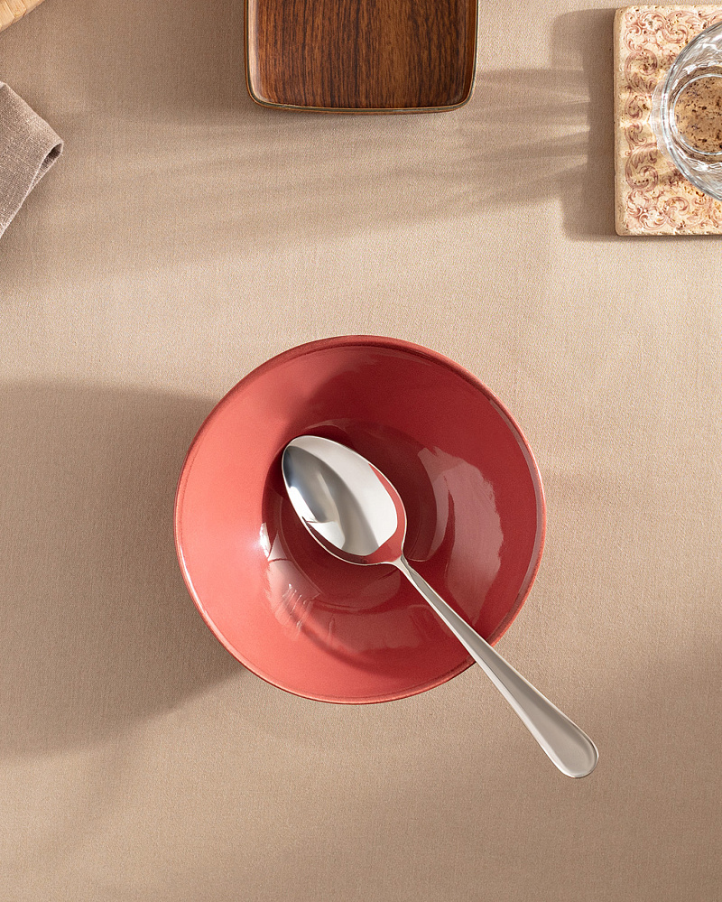 Чаша фарфоровая Colores 16 см - красная