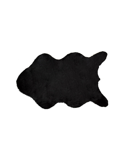 Плюшевый ковер Arc En Ciel Rabbit 90x150 см. - черный