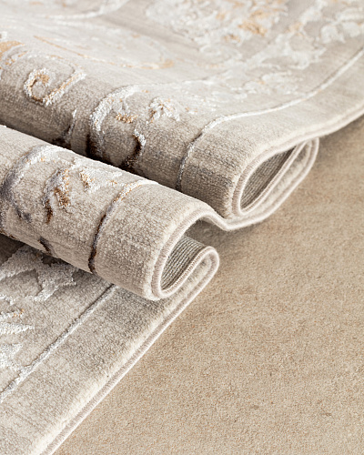 Ковер Orvelle 80x300 см. - серый / бежевый