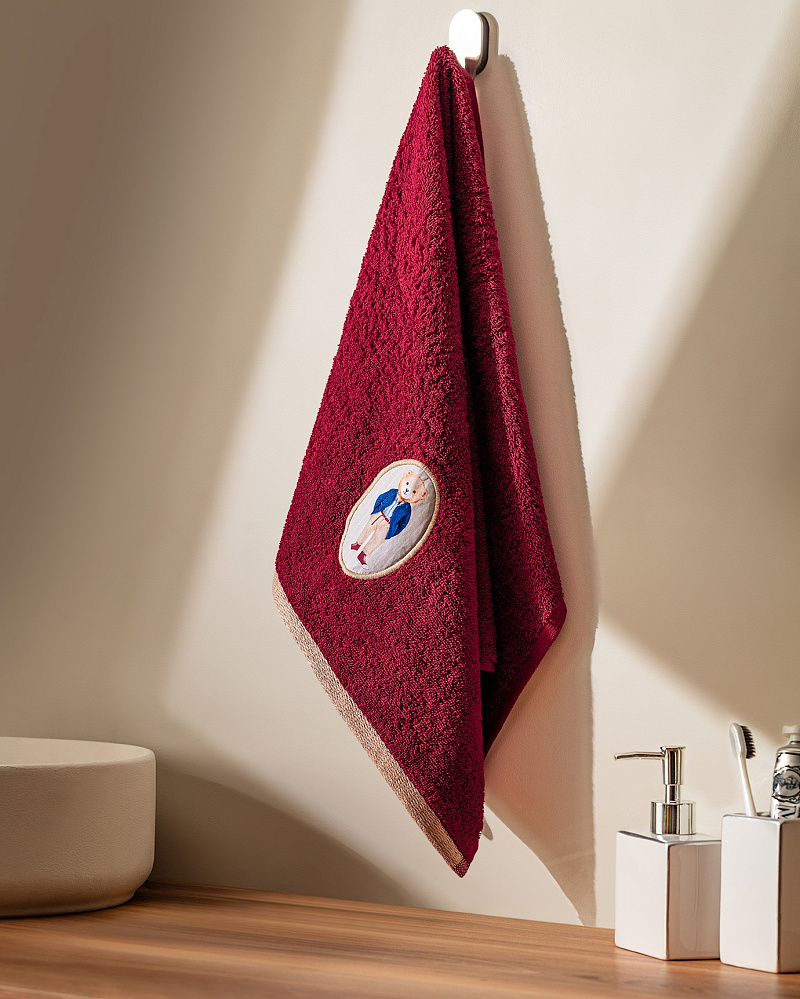 Полотенце для лица Billie 50x70 см. - красное