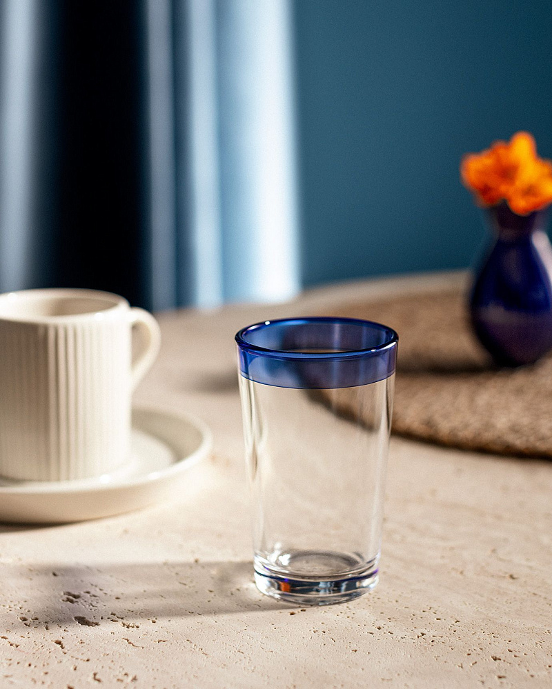 Набор стаканов для напитков 4 шт по 100 мл. Chapelle Blue Sky из 4 шт., 100 мл