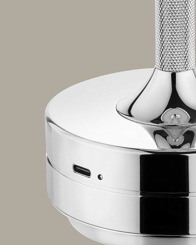 Лампа Stern 13x13x27,5 см - серебряная