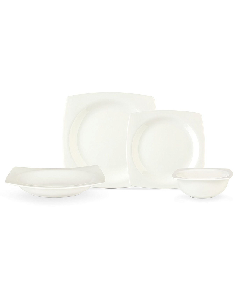 Столовый сервиз Ethan на 6 персон, из 24 предмета - белый