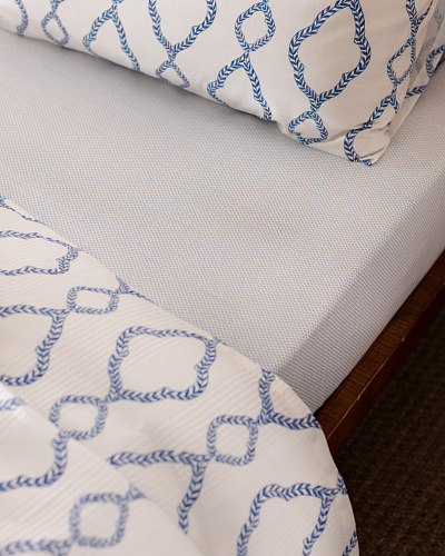 Комплект постельного белья полутораспальный Belda с вафельным покрывалом 160x240 см, хлопок