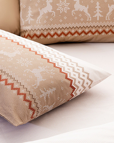 Комплект постельного белья евро Manchot King You Printed Ranforce 180x200 см, хлопок