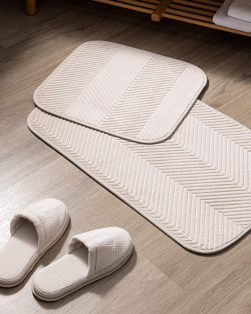 Комплект ковриков для ванной Emele 50x80 см и 45x50 см, полиэстер