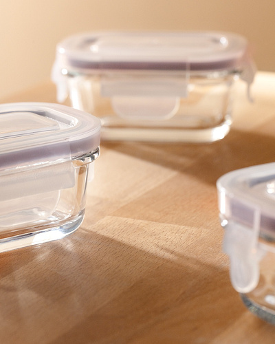 Набор мини контейнеров для хранения Marle из 3 шт., 120 мл.