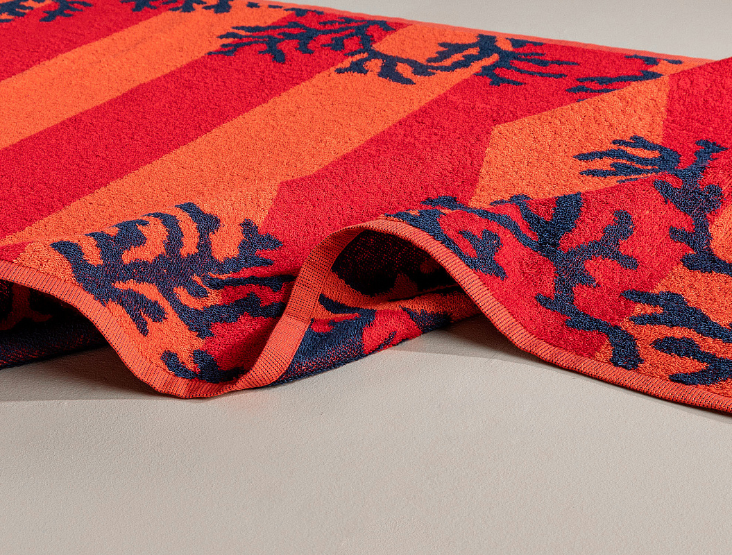 Пляжное полотенце Beau 70x150 см. - оранжевое