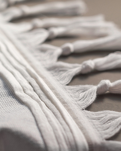 Набор полотенец для рук Raye Hammam из 2 шт., 30x45 см. - бежевое