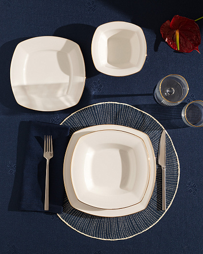 Столовый сервиз Noya из 24 предметов, фарфор