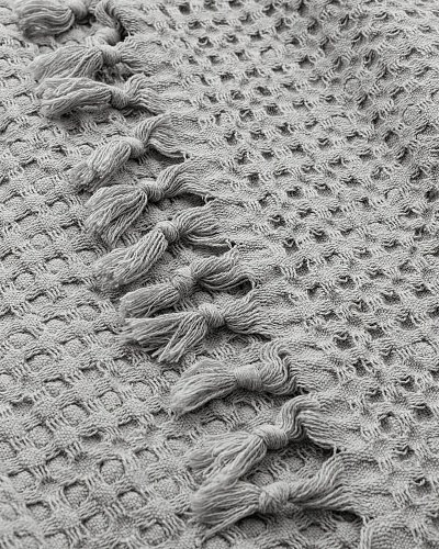 Покрывало двуспальное Mulette 240x260 см.- серое