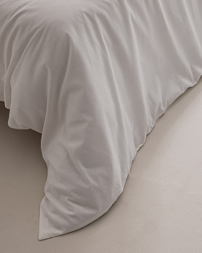 Пододеяльник двуспальный Manon Ranforce Plain 200x220 см. - хлопок