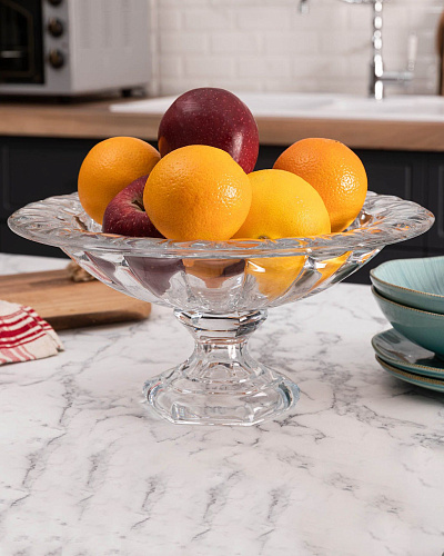 Чаша для фруктов стеклянная Claes