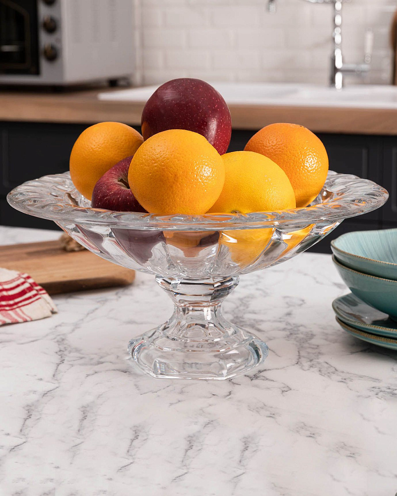 Чаша для фруктов стеклянная Claes