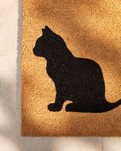 Коврик Marigny 45x75 см. - горчичный / черный