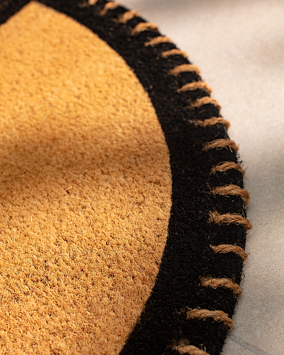 Придверный коврик Raynouard 45x75 см. - бежевый / черный