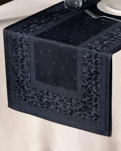 Дорожка на стол Capri 45x160 см. - темно-синяя