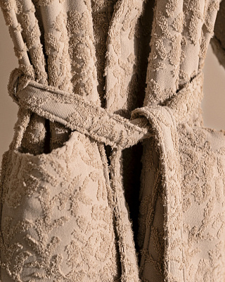 Женский халат Roesia L-ХL р. - светло-коричневый