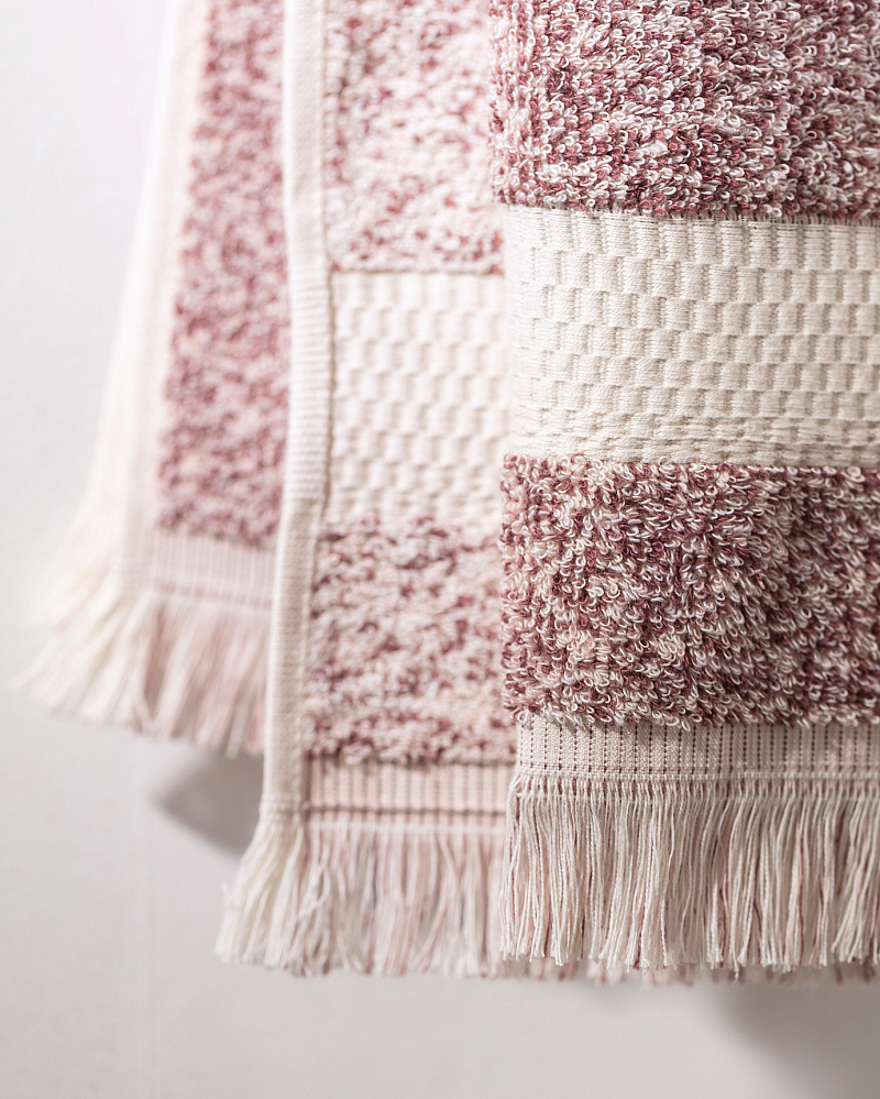 Полотенце для лица Brest Dyed 50x85 см. - пудровое / бежевое