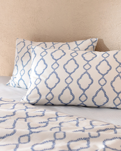 Комплект постельного белья полутораспальный Belda с вафельным покрывалом 160x240 см, хлопок