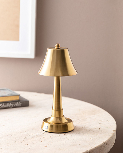 Лампа  Valerie 12x12x25 см - золотая