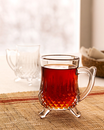 Набор чайный Allonnes из 4 шт., 130 мл. - прозрачный