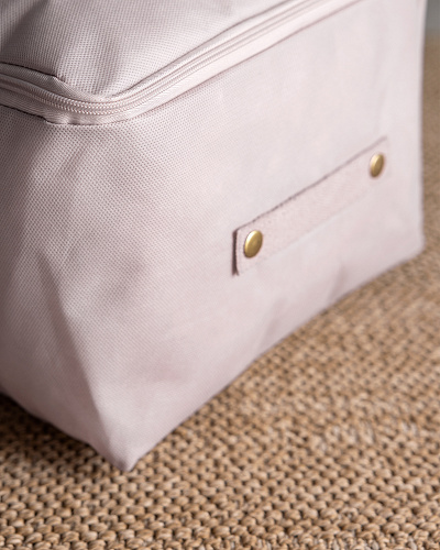 Сумка для хранения Floral 30x22x18 см. - пудровая