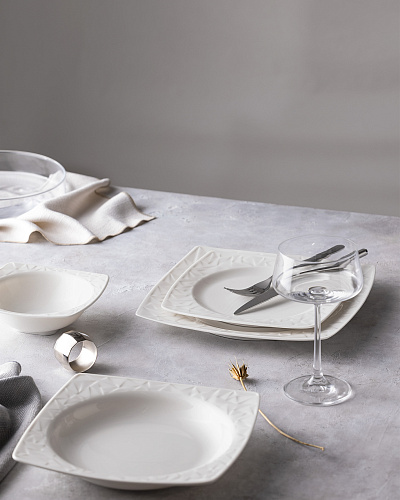 Столовый сервиз Nova из 24 предметов, фарфор