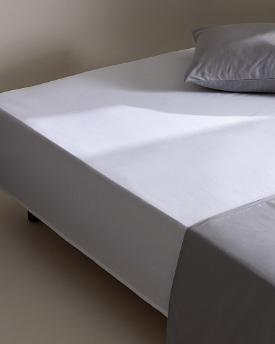 Простыня двуспальная Sibyla Hotel Collection 240260 см, хлопок