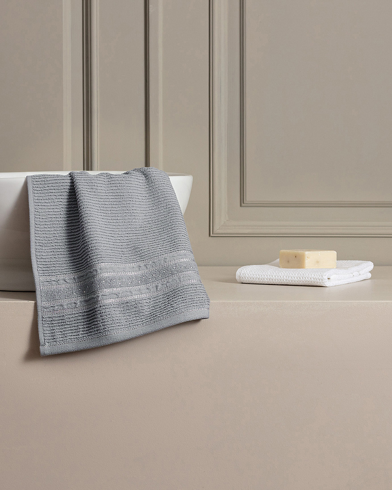 Полотенце для рук Alice 30x46 см. - серое