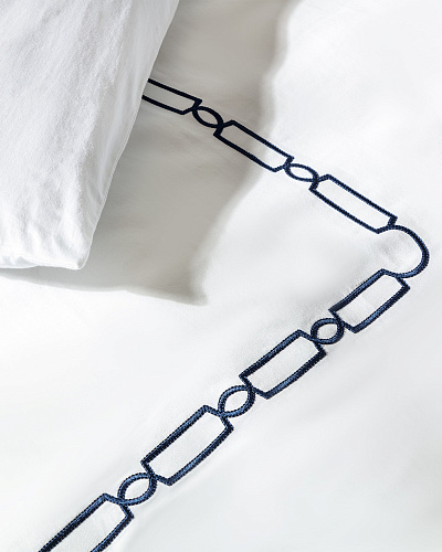 Комплект постельного белья евро Lis Yacht Collection с 4 наволочками и 2 пододеяльниками 260х280 см, хлопок