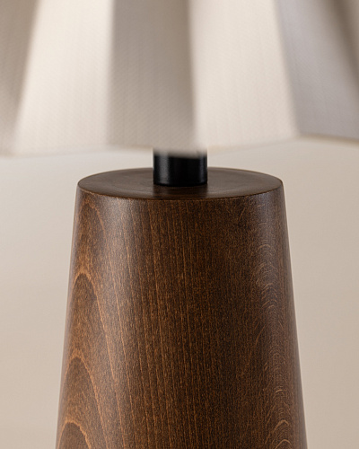 Абажур Elizabeth 51x36x36 см. - экрю / коричневый