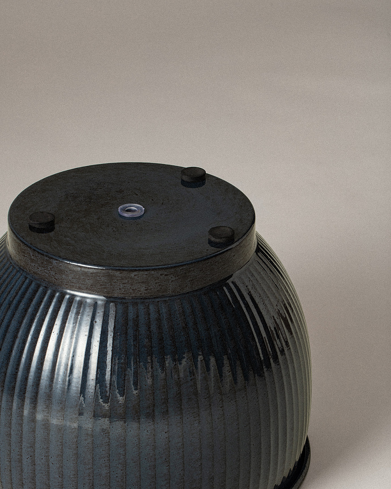 Цветочный горшок Palmier 28x28x20 см, металл