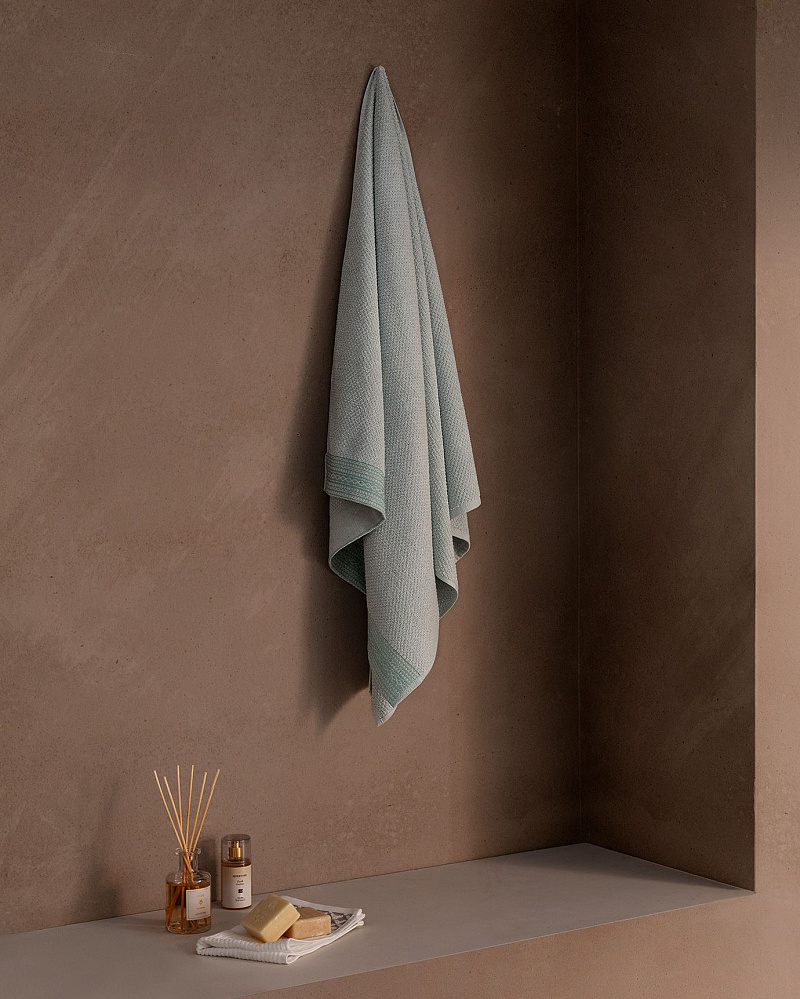 Банное полотенце Dory 70x140см - зеленое