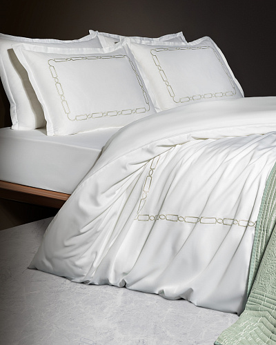 Комплект постельного белья евро Lis Yacht Collection с 4 наволочками 260х280 см, хлопок