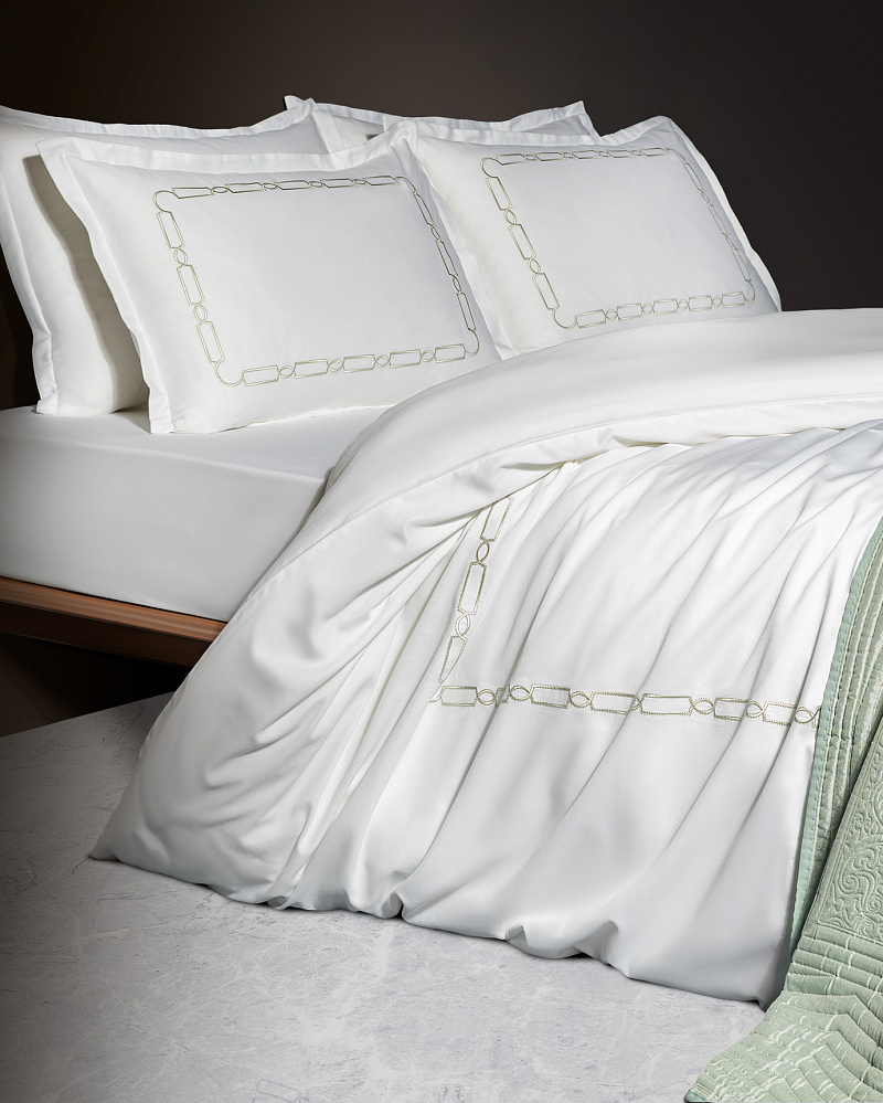 Комплект постельного белья евро Lis Yacht Collection с 4 наволочками 260х280 см, хлопок