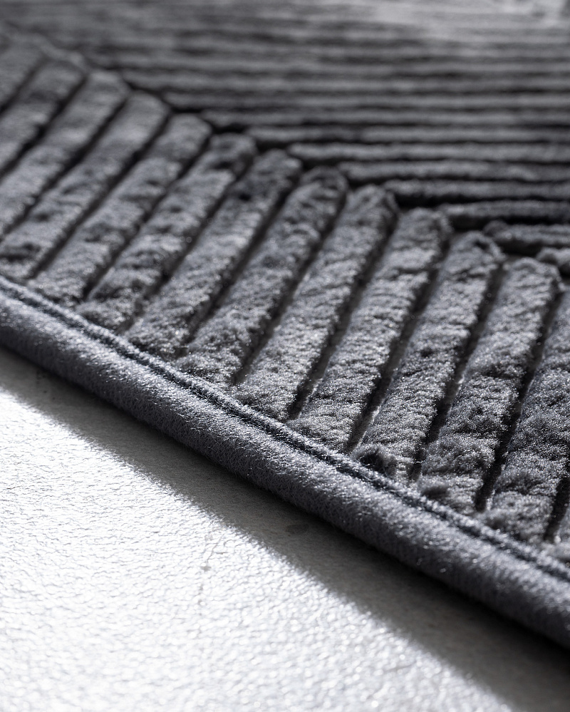 Комплект ковриков для ванной Eze из 2 шт., 60x100 см и
50x60 см. - полиэстер