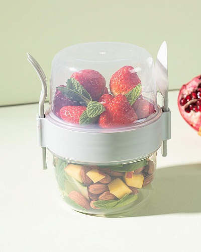 Контейнер Clichy 7.5x7.5x14.5 см - нежно-зеленый