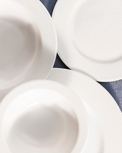 Столовый сервиз Claire из 24 предметов, фарфор