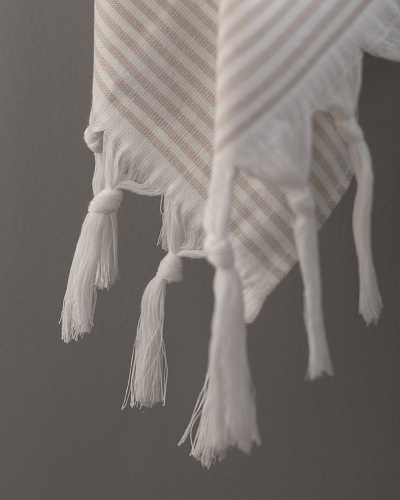 Банное полотенце Pile Hammam 75x150 см. - бежевое