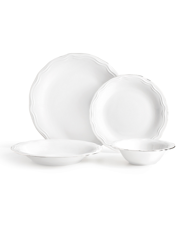 Столовый сервиз Viola из 24 предметов, new bone фарфор