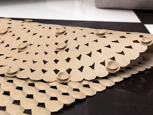 Коврик для ванны Gordes 68x38,5см - светло-бежевый