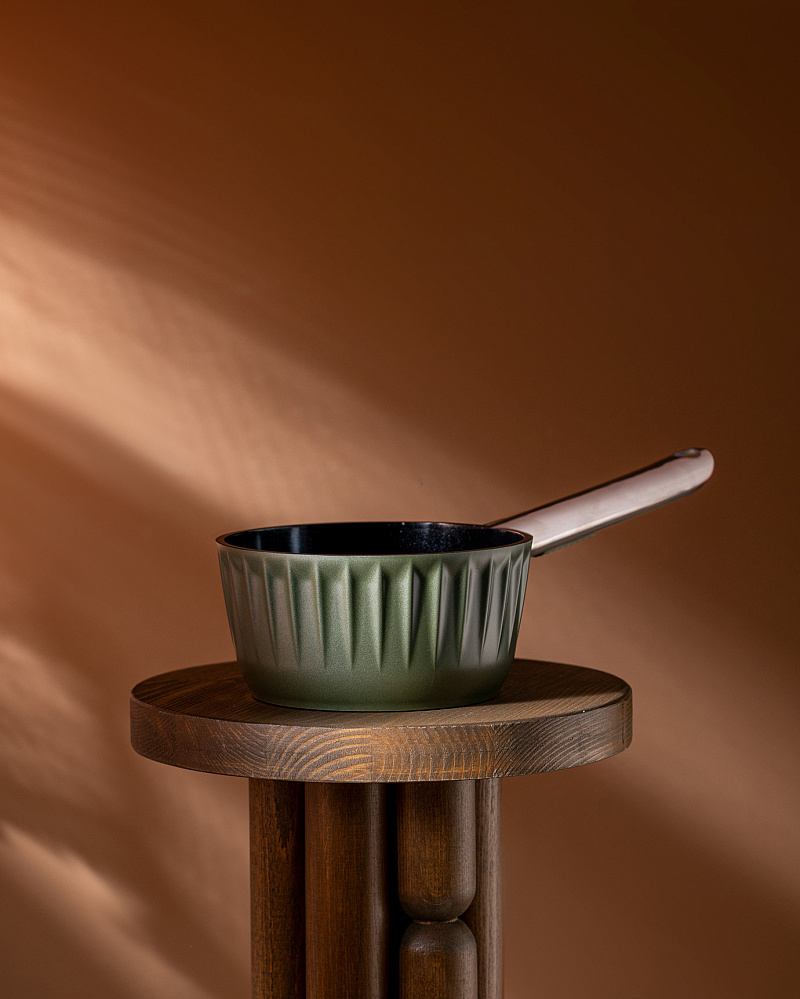 Сковорода со съемными ручками Freya с крышкой 16x8 см, - алюминий