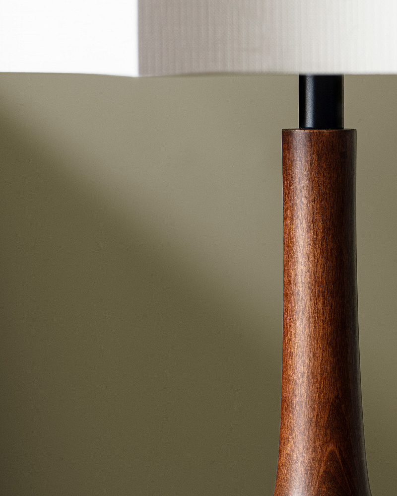 Лампа Diana 40x28x28 см, - дерево, ткань