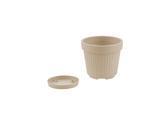 Горшок для цветов Jolıe 1400 мл. - светло-бежевый