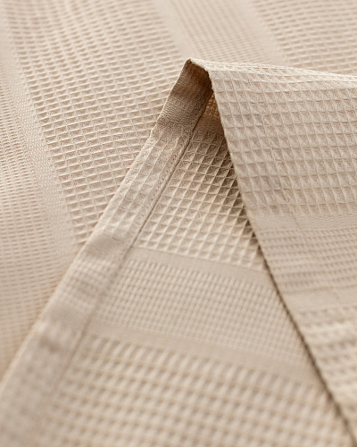 Комплект постельного белья двуспальный Mathilda с вафельным покрывалом 240x260 см, - хлопок, лиоцелл