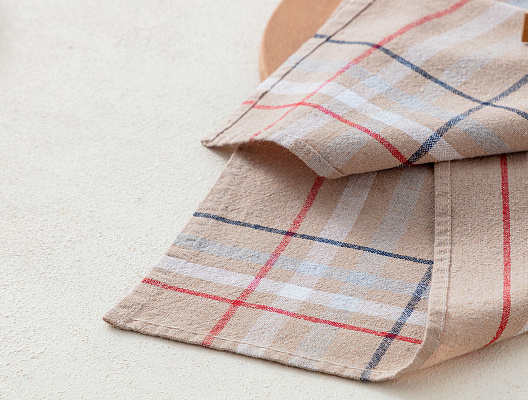 Комплект кухонных полотенец Brigitte из 2 шт., 40x60 см. - бежевый