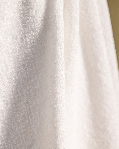 Банное полотенце Daine 70x140 см. - белое / серое