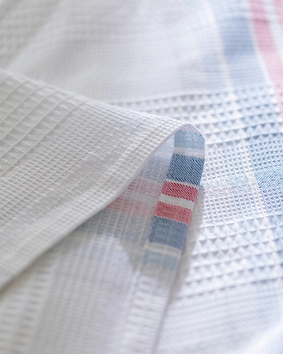 Покрывало односпальное Patrice 150x220 см. - красное / синее