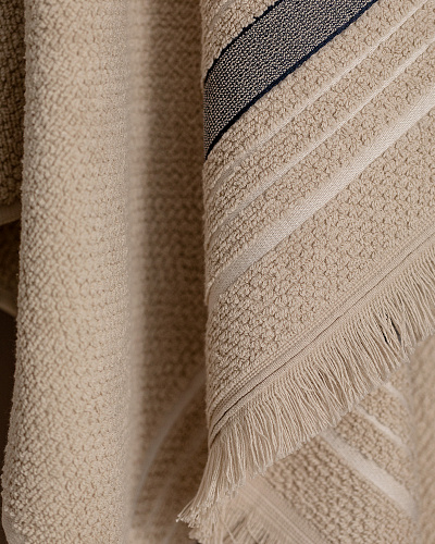 Банное полотенце Annecy 70x140 см. - бежевое